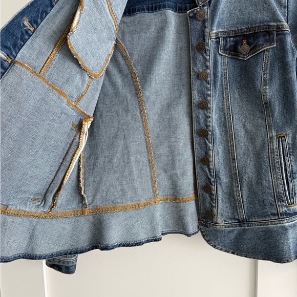 Coldwater Creek Classic peplum denim Jacket - Picture 4 of 4